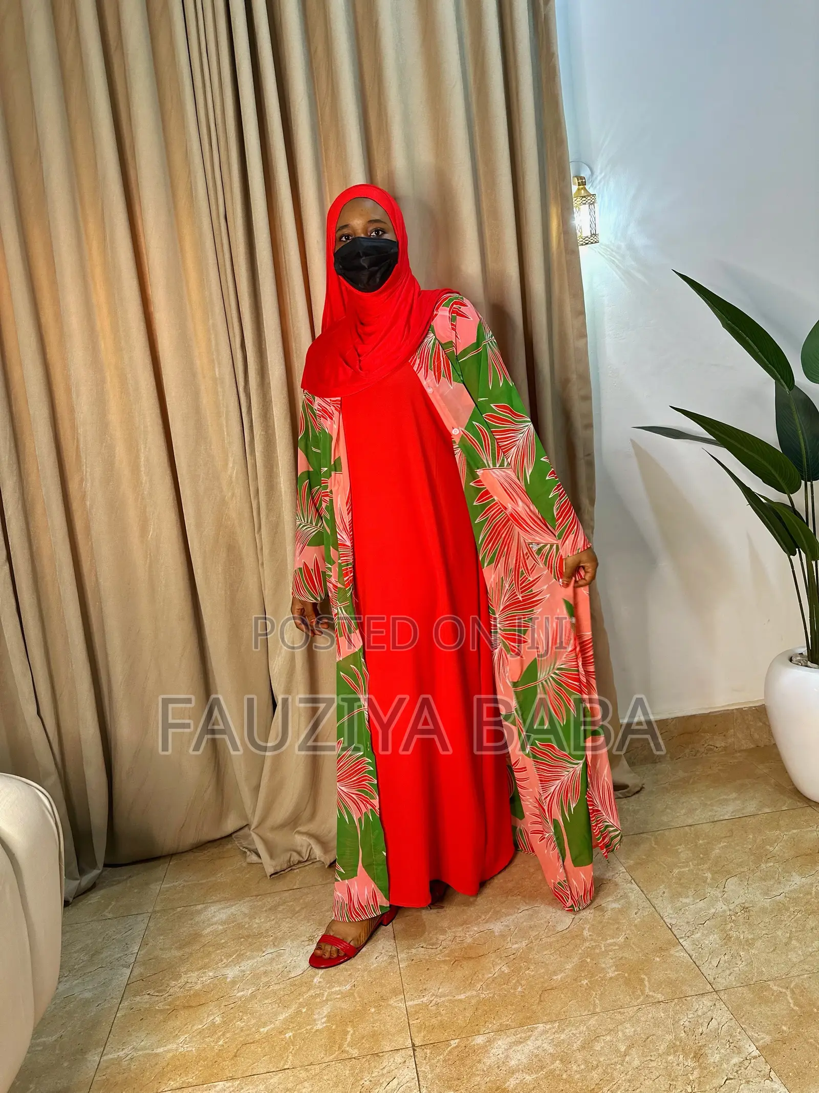 Chiffon 2 Piece Abaya