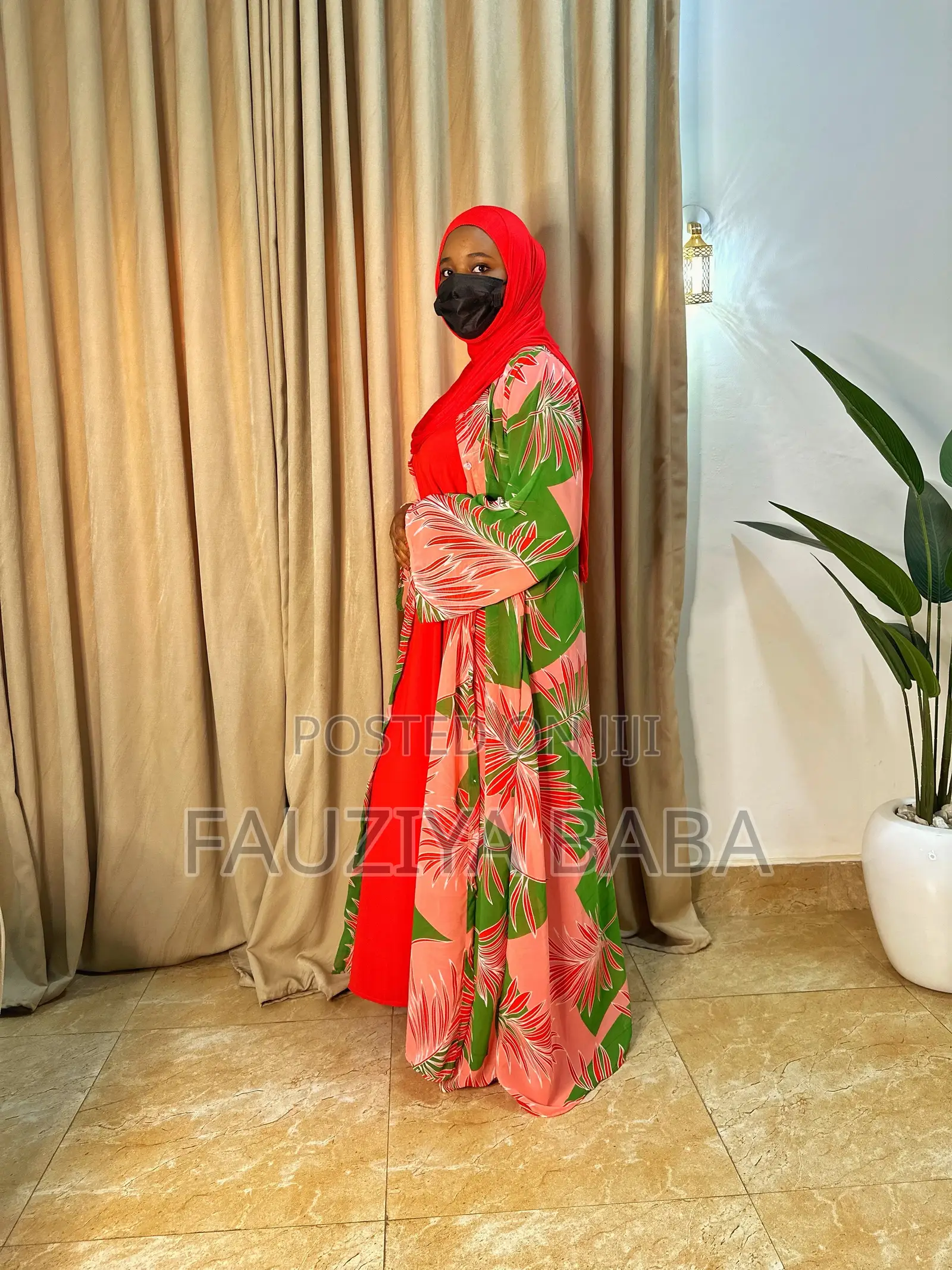 Chiffon 2 Piece Abaya