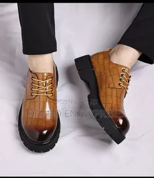 Brown Big Sole Cover Shoes