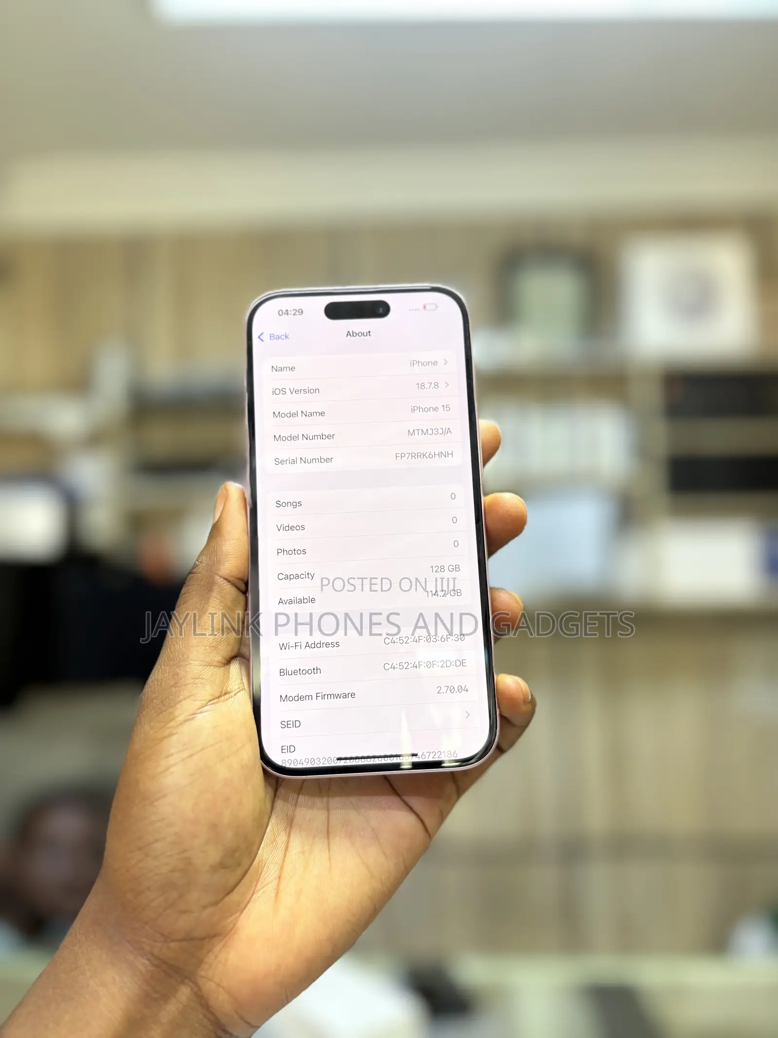 Apple iPhone 15 128 GB Pink