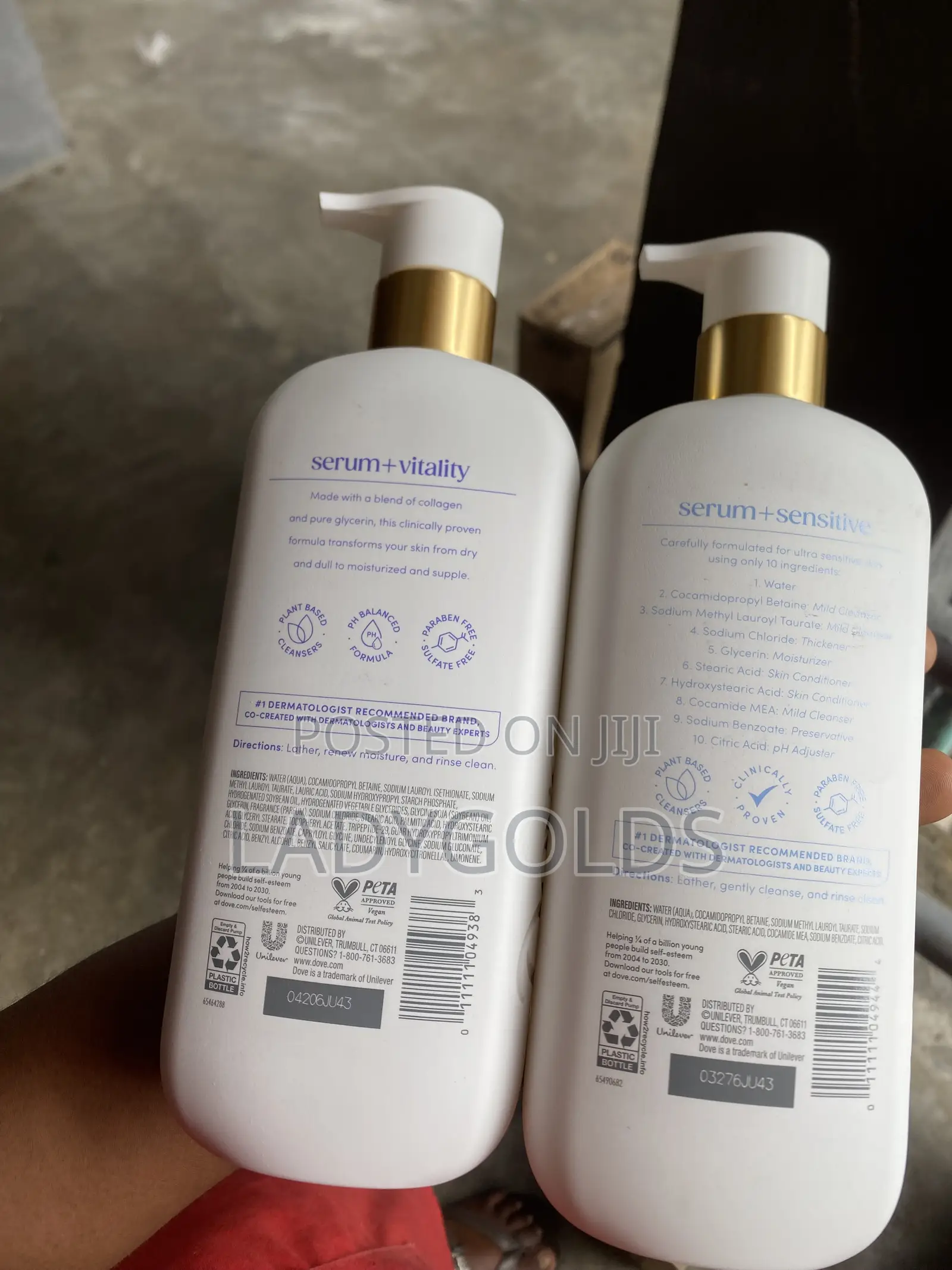 Original Dove Serum+ Glow Recharge Body Wash 547mld