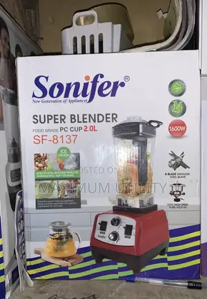 Sonifer 2 Liters 1600 Watts Super Blender