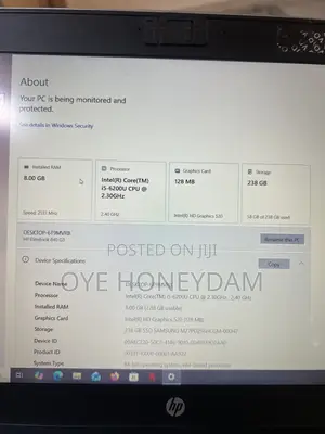 Laptop HP EliteBook 840 G3 8GB Intel Core i5 SSD 256GB