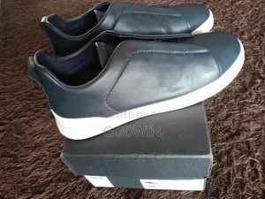 Zegna Triple Stitch Italian Designer Sneakers - Size 47