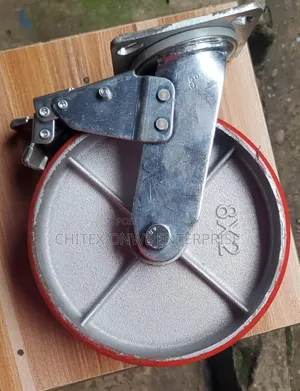 Heavy-Duty Swivel Caster Wheel With Brake