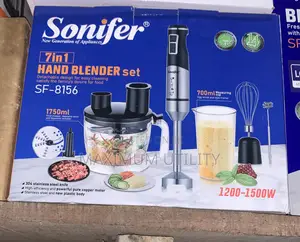 Sonifer 1200-1500 Watts 7 in 1 Hand Blender Set