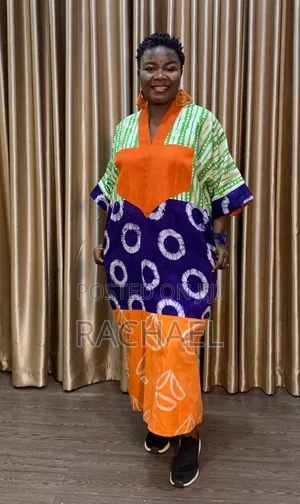 Adire Patched Boubou