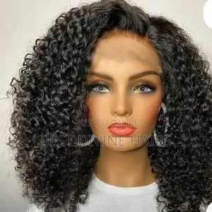 14 Inches 5*5 Full Closure Jerry Curls Wig Human Hair