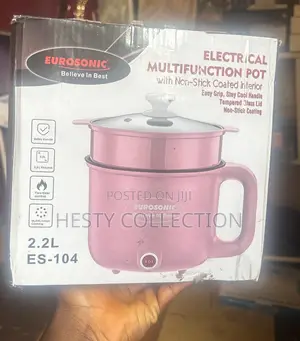 2.2l Eurosonic Multipurpose Electric Cooking Indomie Pot With Steamer