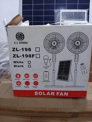 Solar Rechargeable Fan