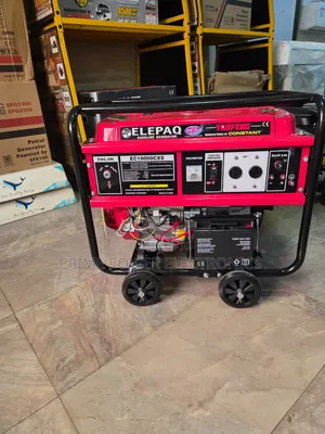 Powerful 8kVA Elepaq Petrol Generator for Home Business
