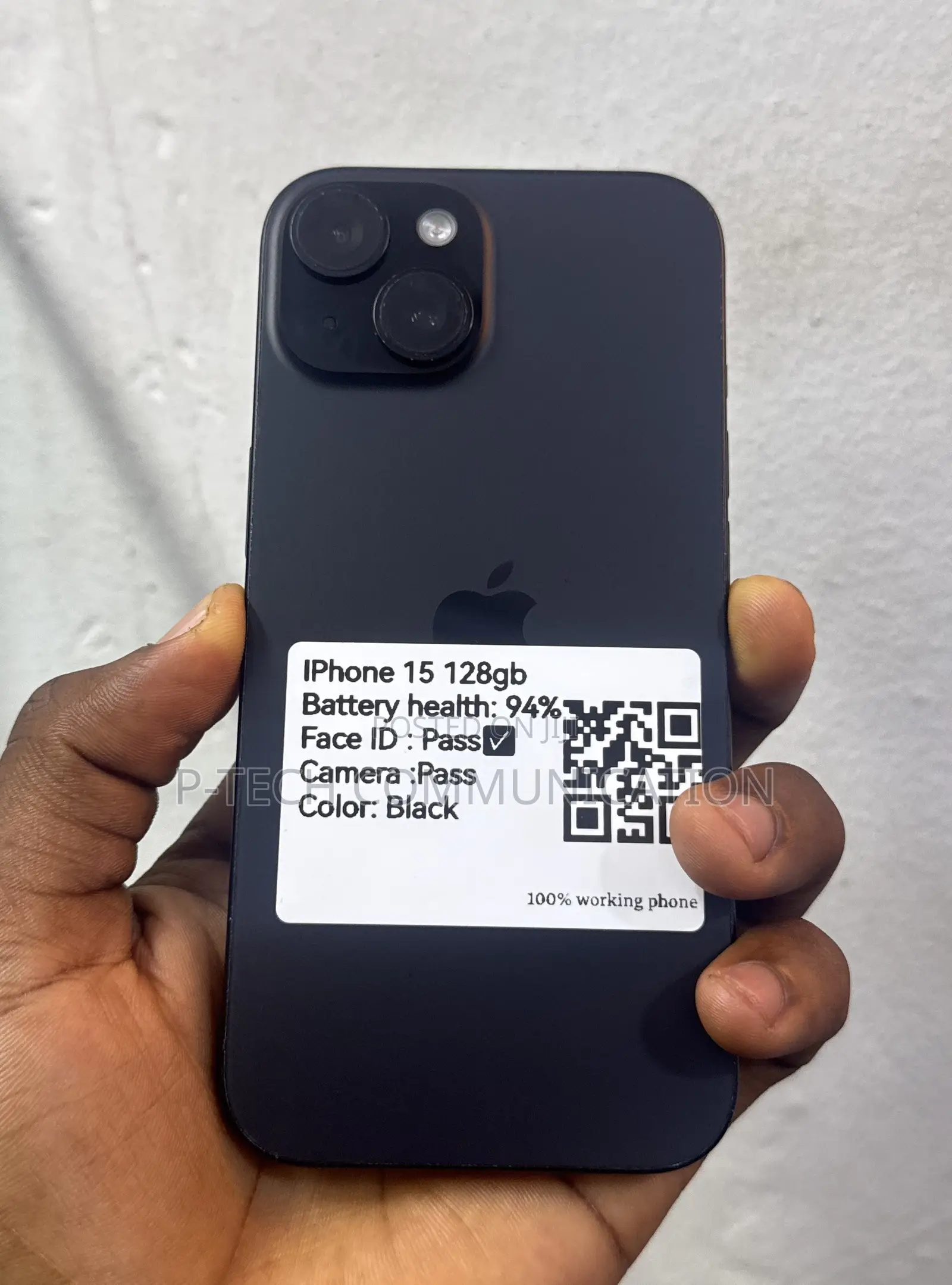 Apple iPhone 15 128 GB Black