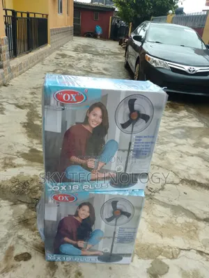 OX 18-Inch Plus Standing Fan – Wide Air Coverage
