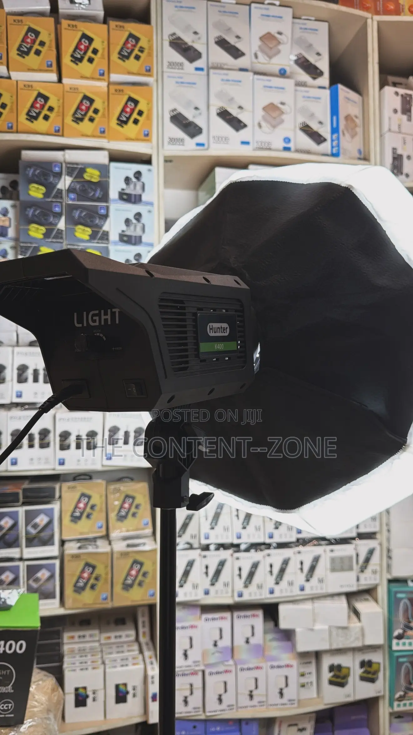 Hunter 400 Light 55cm Balloon Softbox Combo