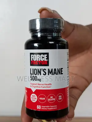 Force Factor Lions Mane 500mg 60 Caps | Memory Focus