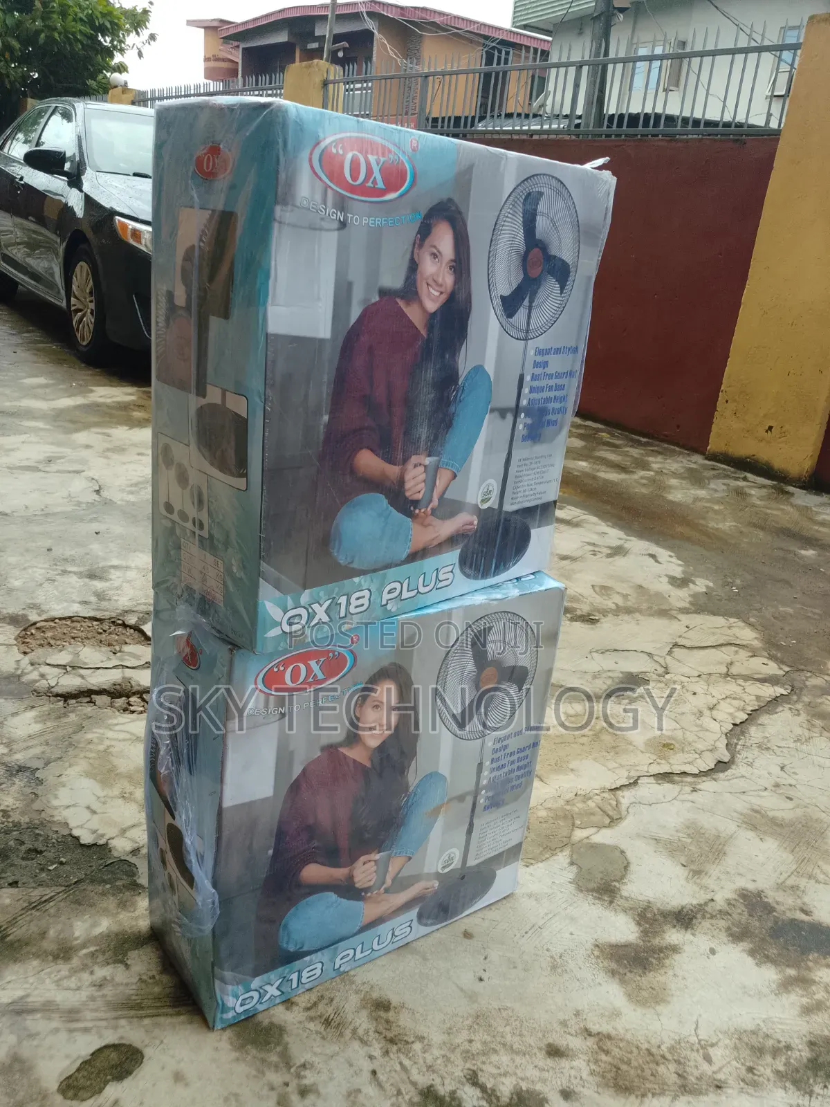 OX 18" Plus Premium Standing Fan – Reliable Cooling