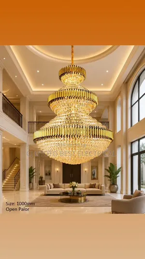 Original Crystal Chandelier Light Size 1200mm for Ur High Parlor