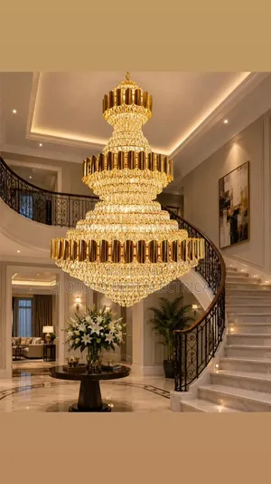 Original Crystal Chandelier Light Size 1200mm for Ur High Parlor