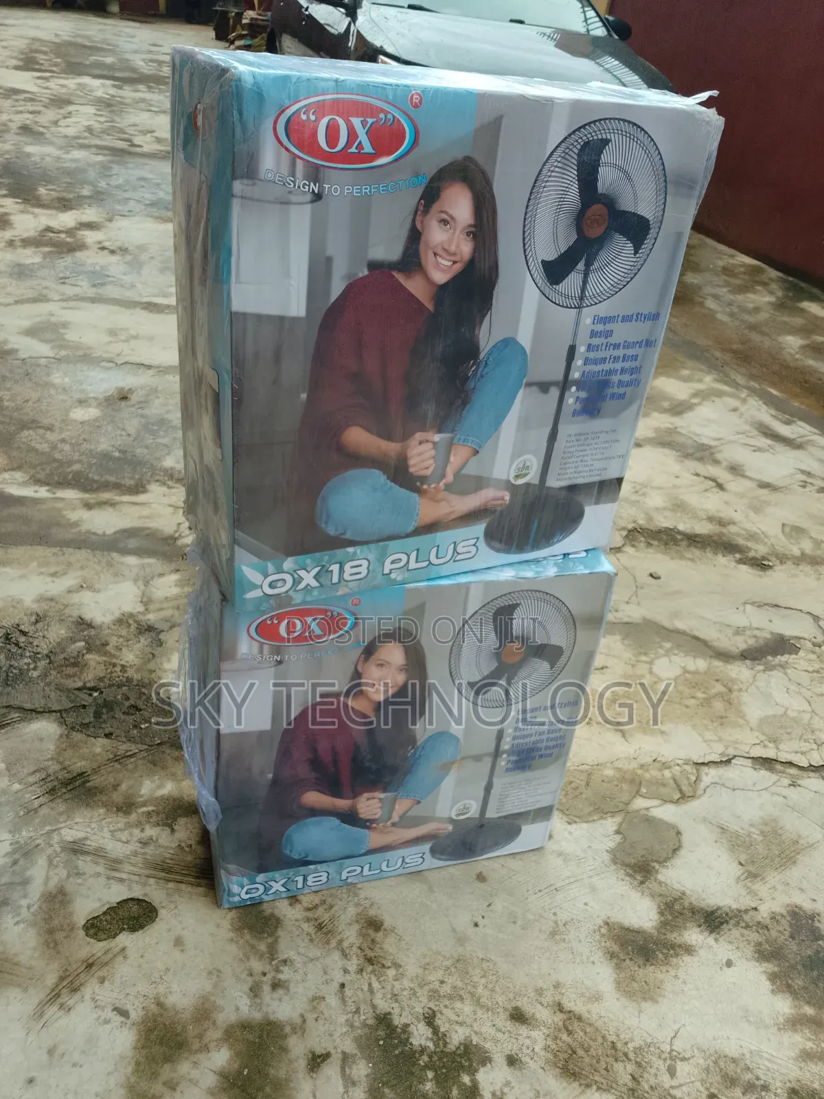 OX 18" Plus High-Performance Standing Fan