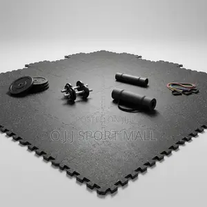 15mm Interlocking Gym Floor Mat 1sqm