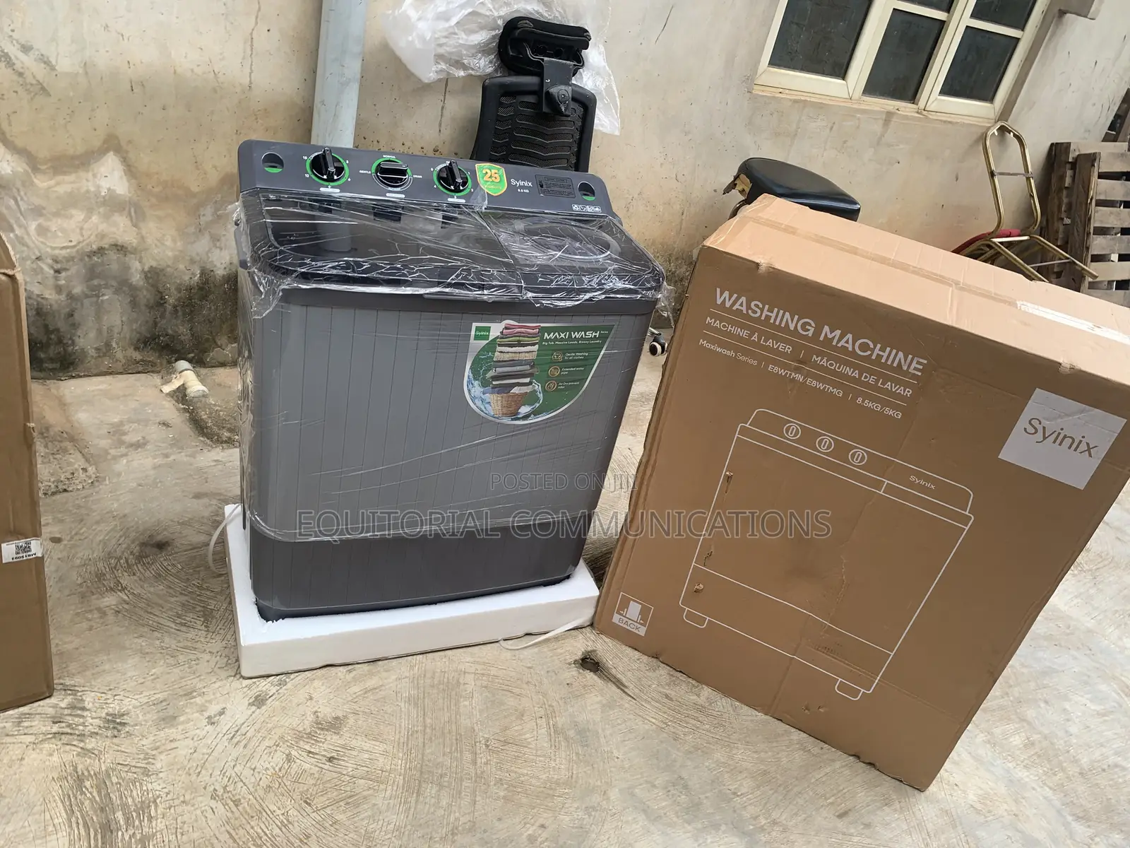Syinix E8WTMN 8.5KG Wash Spin Machine