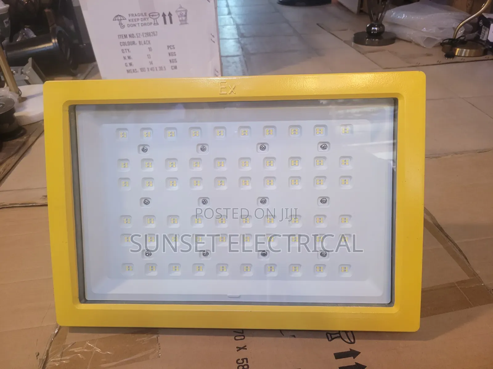 Ex 200w Flood Light Yellow Body