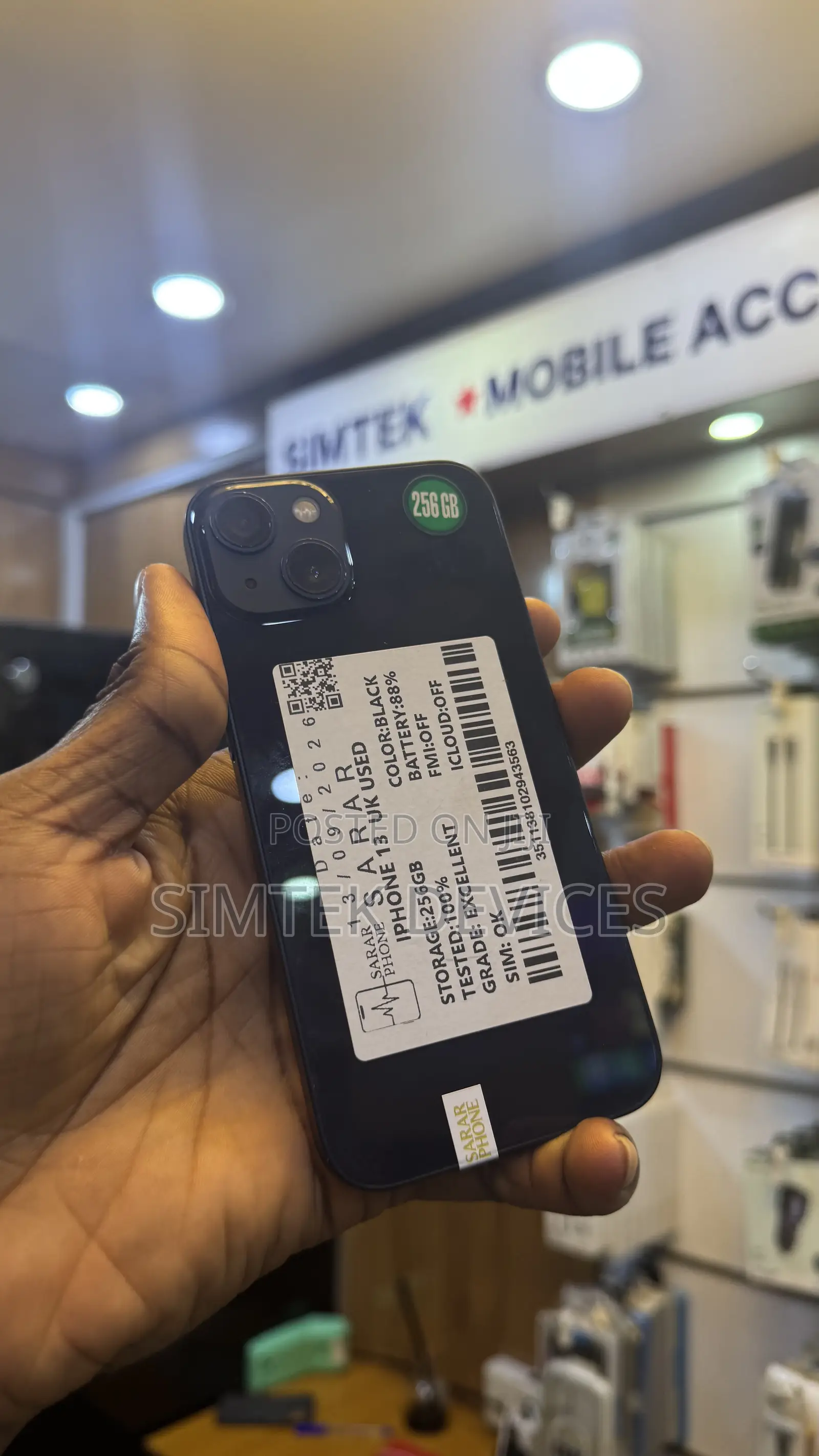 Apple iPhone 13 256 GB Black