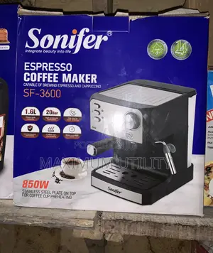 Sonifer 850 Watts Stainless Steel Espresso Coffee Maker