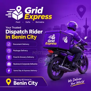 Dispatch Rider in Benin City