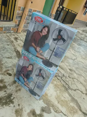 OX 18" Plus Standing Fan – Powerful Airflow 3-Speed Control