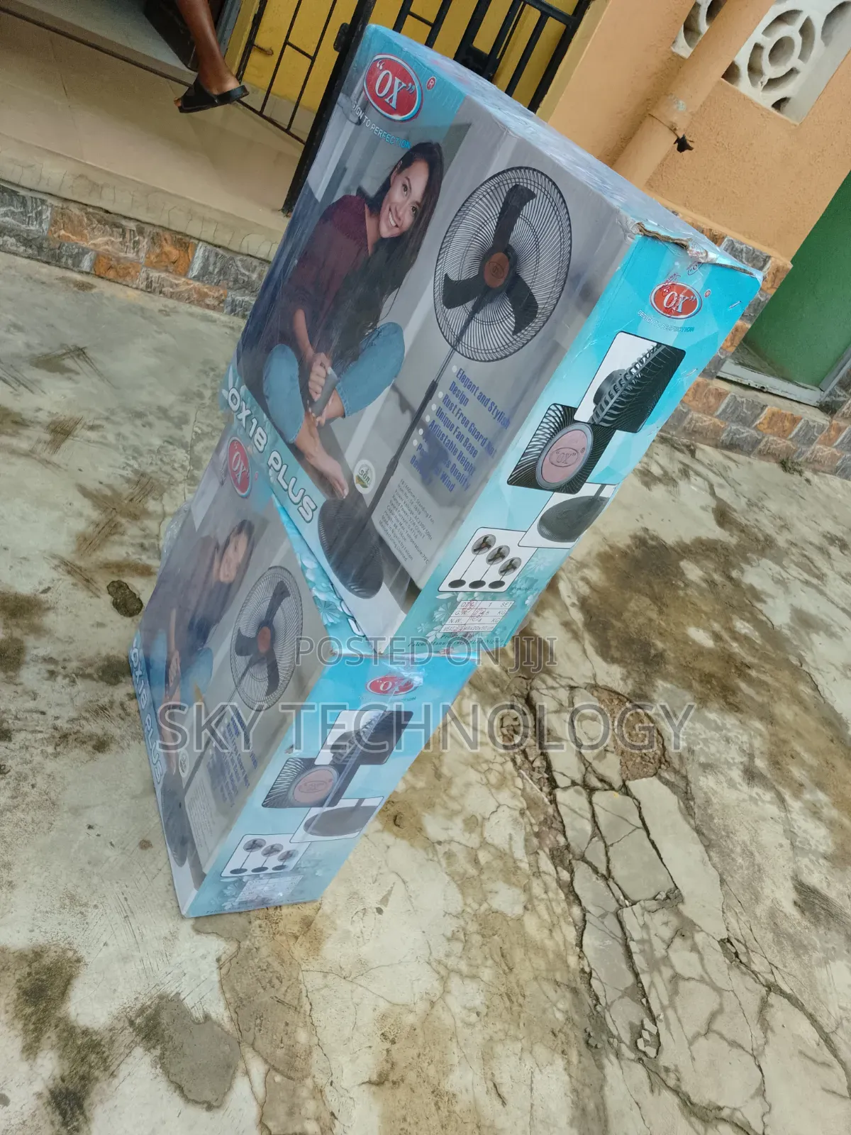OX 18 Inch Plus Standing Fan – Durable Energy Efficient