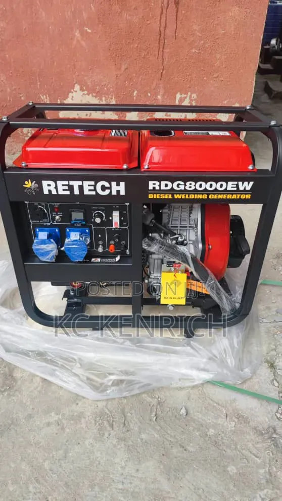 6KVA RETECH Diesel Welding Generator RDG8000EW