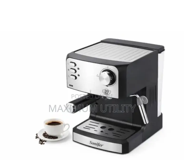 Sonifer 850 Watts Stainless Steel Espresso Coffee Maker