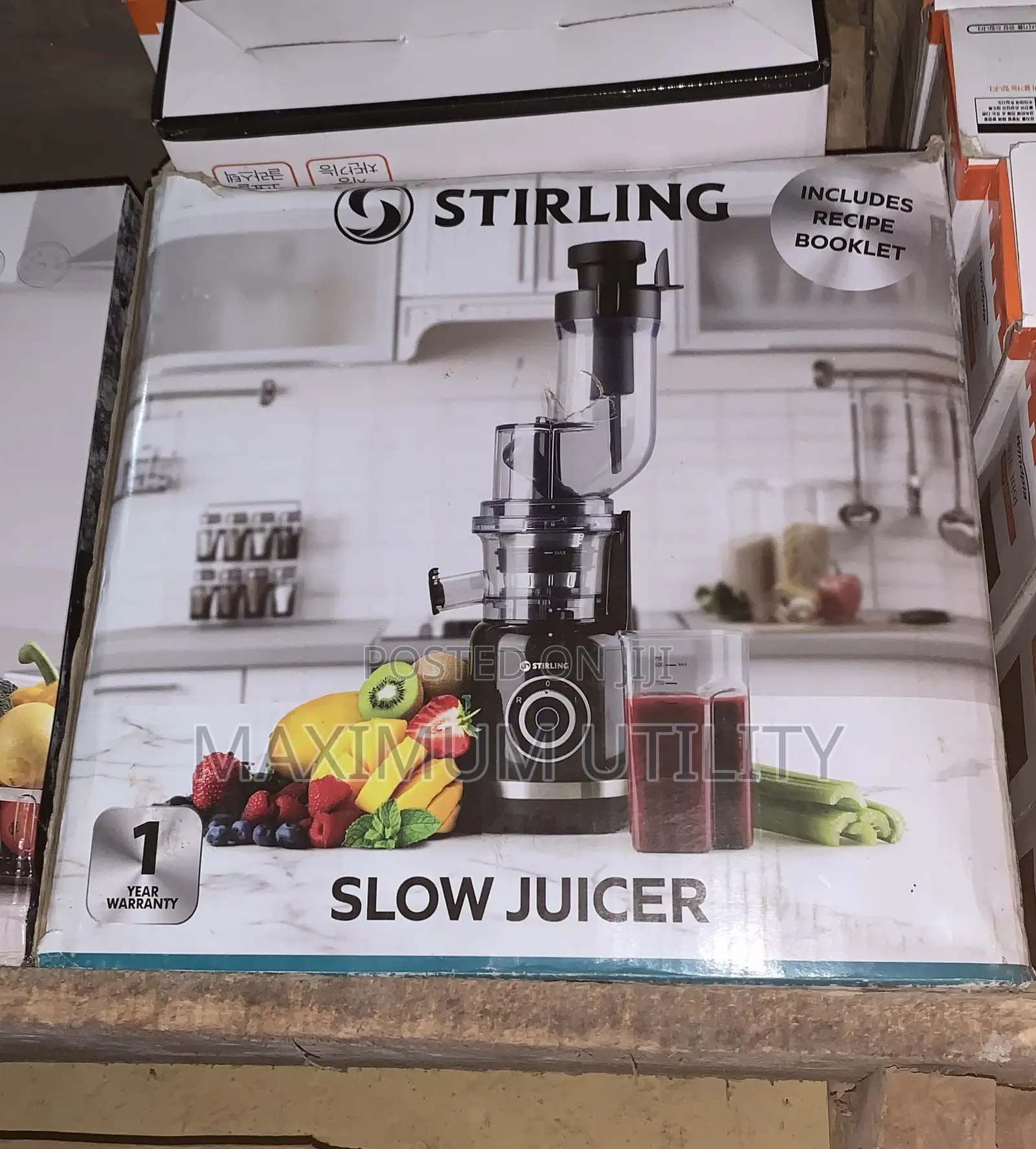 Stirling 200 Watts Cold Press Slow Juicer