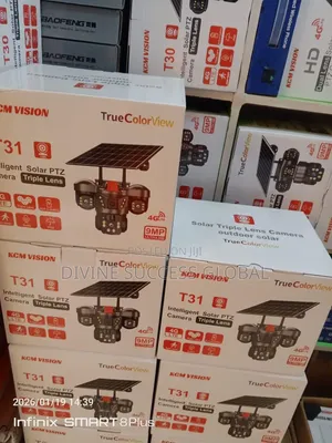 T31 PTZ Original Quality Triple Lens CCTV Camera 4g and Wifi