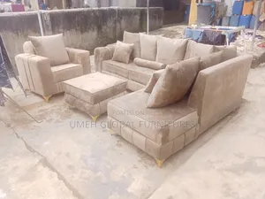 Quality L Shape With Single and Ottoman