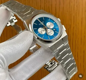 Tissot Chronograph Blue Dial Swiss Wristwatch