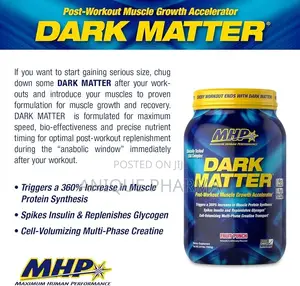 Dark Matter, Recovery Accelerator, Creatine, Carbohydrates 3.44lbs