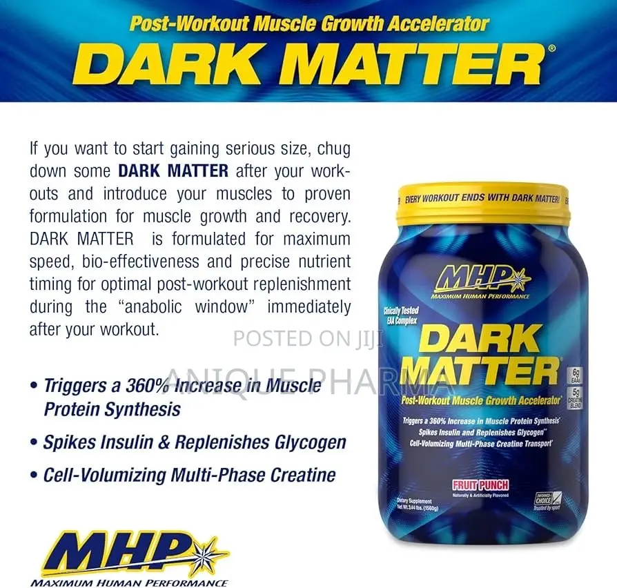 Dark Matter, Recovery Accelerator, Creatine, Carbohydrates 3.44lbs