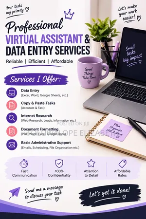 Virtual Assistant/ Data Entry Services
