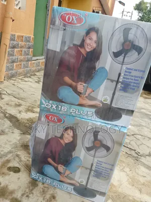 OX 18" Plus Standing Fan – Strong Motor Wide Air Coverage