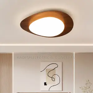 Pebble Ceiling Lamps Led Wood Modern RetroArt Acrylic Minimalist Light