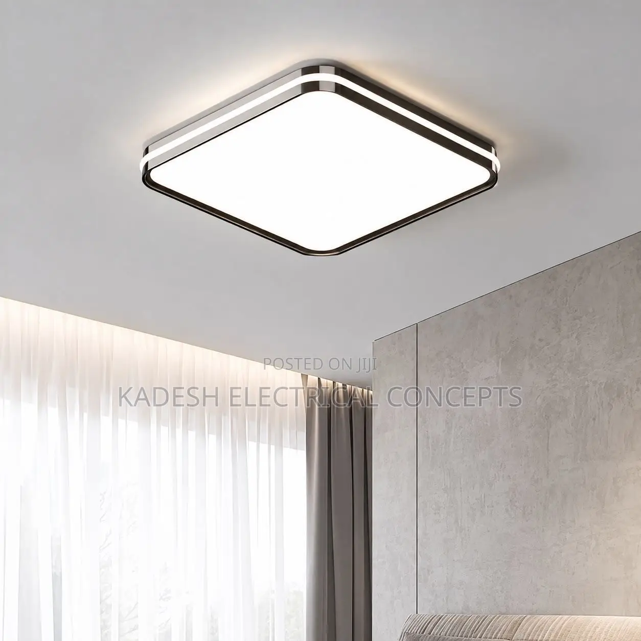 Modern LED Ceiling Lamp With Dimmable Living Room Kitchen
