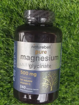 Naturebell Magnesium Glycinate Caps 500mg | 240 Count