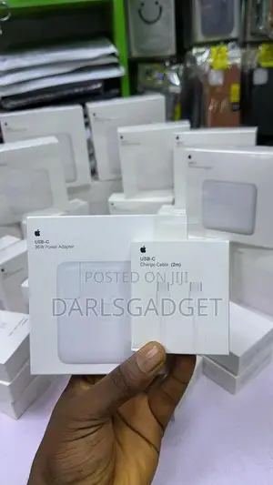 Apple 61w/87w/96w USB-C Power Adapter 2m USB-C Charge Cable Set
