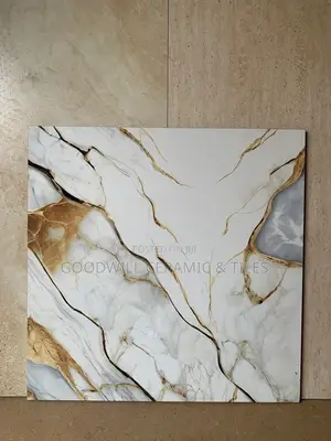 Strip Gold Porcelain 60x60cm Floor Tiles