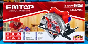 EMTOP 1400W Industrial Circular Saw 71⁄4" – Heavy Duty