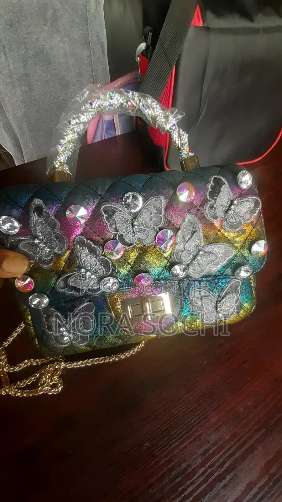 Rhinestone Hand Bag