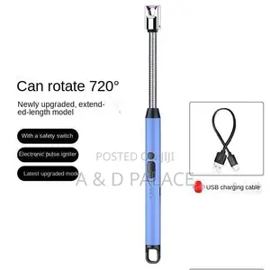 Rechargeable Pulse Ignition Electronic Igniter Gas Lighter