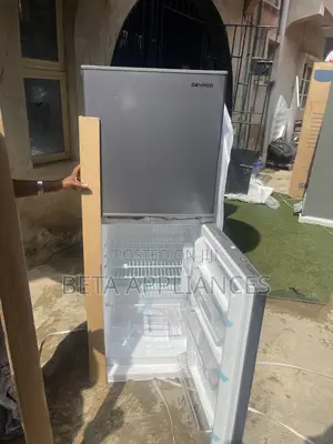 Skyrun 195L Modern Double Door Fridge